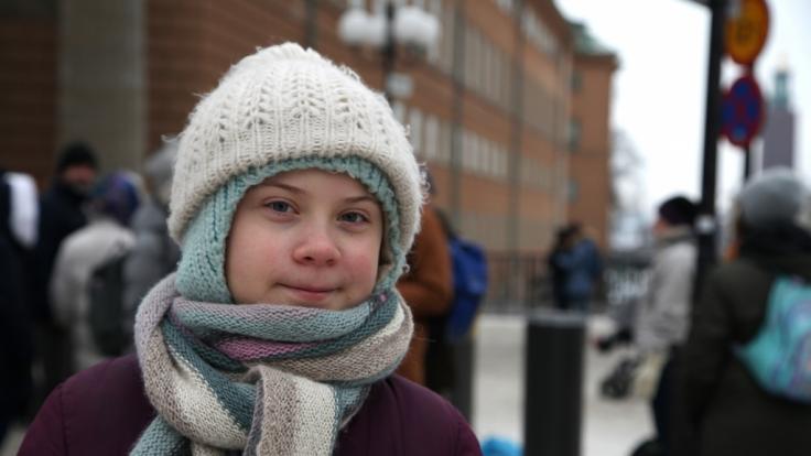 Klimaaktivistin Greta Thunberg kommt nach Hamburg.
