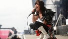 Singende Schauspielerin: Juliette Lewis kann besser schauspielern als singen, macht aber beides mit Begeisterung.
 Foto: ddp