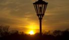Postkarten-Motiv: Sonnenuntergang im Park von Schloss Dresden-Pillnitz. Foto: Arno Burgi Foto: dpa