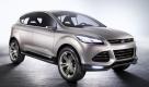 ... Der Vertrek hat mehr Ähnlichkeit mit dem Kuga als mit dem kantigen Escape, doch er treibt die dynamische Designsprache des Unternehmens auf die Spitze. Foto: pi
