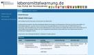 Auf der neuen Webseite sind Rücknahme- oder Rückrufaktionen von Lebensmittelunternehmen zu finden. (Bild: lebensmittelwarnung.de) Foto: dpa