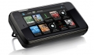 Vielseitigkeit ist Trumpf:Das Nokia N900 ersetzt wie das iPhone auch den MP3-Player. Dafür stehen mindestens 32 Gigabyte zur Verfügung, per Mini-SD-Karte kann das Mobiltelefon auf maximal 48 Gigabyte aufgestockt werden. Foto: Nokia