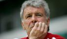 Auch ein Löwe: Marokkos Nationaltrainer Erik Gerets betreut die «Lions de l'Atlas» - die Löwen vom Atlas. Foto: dpa