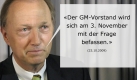 John Smith, GM-Vize, bremst derweil galant seinen Chef aus. Foto: dpa