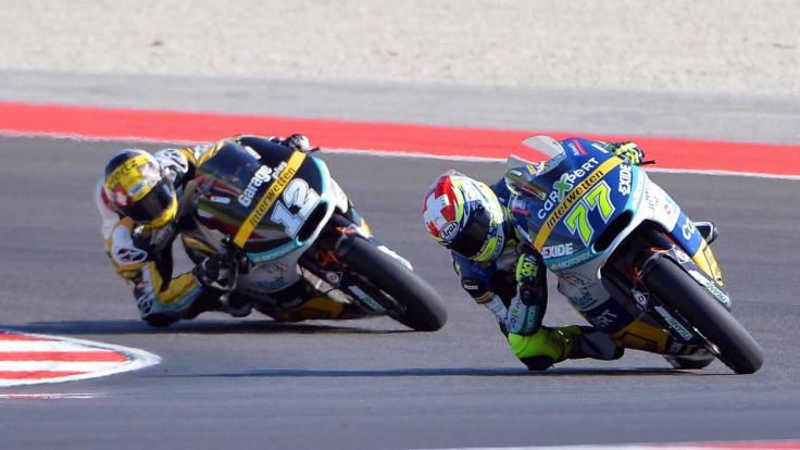 Beim Moto2-Rennen in San Marino kam es zu einem Schock-Moment. (Symbolbild)