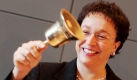 Die neu gewählte FDP-Fraktionsvorsitzende Birgit Homburger eröffnet im Reichstag in Berlin die FDP-Fraktionssitzung.
 Foto: dpa