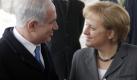 Bundeskanzlerin Merkel begrüßt im Kanzleramt den israelischen Ministerpräsidenten Benjamin Netanjahu. Foto: dpa
