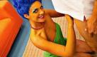Marge Simpson gibt es jetzt auch als Pornostar. Foto: Hustler
