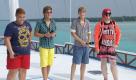 Sie haben keine Zeit, die traumhaften Stränden der Maledive zu genießen: Marcello Ciurlia, Kristof Hering, Stefan Wiche und Nikolas Scheidt geben alles, um die Jury zu begeistern. Foto: RTL