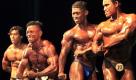 Bodybuilder zeigen in Myanmar ihre Muskeln bei einem Wettbewerb. Foto: ap
