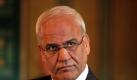 Chefunterhändler Saeb Erekat vertritt die palästinensische Seite bei den Verhandlungen mit Israel. Foto: Khaled Elfiqi/ Archiv Foto: dpa