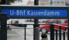 Am Samstagmorgen wurde am U-Bahnhof Kaiserdamm ein 23-Jähriger auf der Flucht vor Schlägern von einem Auto überfahren und getötet. Foto: dpa