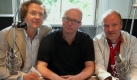 Das Detektiv-Trio Die drei ??? lösen seit 30 Jahren unheimliche, knifflige Fälle. Wie die Sprecher solcher der Hörspiel-Serien aussehen, bleibt oft ein Geheimnis. Andreas Fröhlich spricht Bob Andrews, Oliver Rohbeck Justus Jonas und Jens Wawrczek ist Peter Shaw. Das Detektiv-Trio entstand nach einer Vorlage von Hollywood-Altmeister Alfred Hitchcock entstanden. Foto: ddp