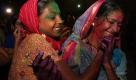 Angehörige der Hindu-Minderheit in Pakistan begehen Holi, das Fest der Farben, im pakistanischen Karachi. Foto: ap