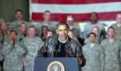 US-Präsident Barack Obama bei einem Überraschungsbesuch des US-Stützpunkts Bagram in der Nähe von Kabul am 03.12.2010. Foto: ISAF Foto: dpa