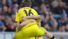 Das Duell zwischzen Hoffenheim und Dortmund war von einer hektischen Schlussphase gekennzeichnet. Jakub Blaszczykowski  hatte den BVB in der ersten Minute in Führung geschossen. Ein Elfmeter und eine rote Karte gegen den Hoffenheimer Maicosuel bescherten am Ende den Sieg für die Gäste. Foto: dpa