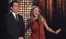 Ed Helms und Heather Graham spielten nicht nur in der Erfolgskomödie 2009 Hangover zusammen, sie verliehen auch gemeinsam den Preis für die Beste Schauspielerin. Foto: ap