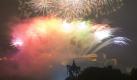 Feuerwerkskörper erhellen den Himmel über der Festung Ehrenbreitstein in Koblenz beim Feuerwerk Rhein in Flammen - unter dem Motto Flower Power in Anlehnung an die diesjährige Bundesgartenschau in Koblenz. Im Vordergrund ist das Deutsche Eck mit dem Reiterstandbild des Deutschen Kaisers Wilhelm I. zu sehen. Rhein in Flammen ist eines der ältesten Feuerwerke in Deutschland. Bereits 1756 wurde zu Ehren des Kurfürsten Johann-Philipp von Waldorff in Koblenz ein Feuerwerk gezündet.
 Foto: dapd