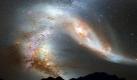 Die Milchstraße wird mit der benachbarten Andromeda-Galaxie zusammenstoßen und dabei völlig umgekrempelt - allerdings erst in vier Milliarden Jahren. Foto: NASA, ESA, Z. Levay und R. van der Marel (STScI), und A. Mellinger Foto: dpa