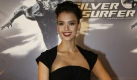 Die US-amerikanische Schauspielerin Jessica Alba posiert am Freitag (20.07.07) in Berlin vor der Deutschland-Premiere des Films 'Rise of the Silver Surfer'. 
 Foto: ddp