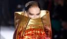 A model wears a creation by French designer Jean Charles De Castelbajac for his Fall-Winter, ready-to-wear 2013 fashion collection, during Paris Fashion week, Tuesday, March 6, 2012. (ddp images/AP Photo/ Francois Mori)
 Foto: dapd