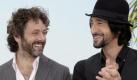 Die Schauspieler Michael Sheen (l) und Adrien Brody an der Croisette.  Foto: dpa