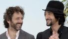 Die Schauspieler Michael Sheen (links) und Adrien Brody an der Croisette. Foto: dpa