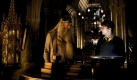Dumbledore (Michael Gambon) und Harry Potter (Daniel Radcliffe) suchen in Erinnerungen nach einer Strategie, um den Dunklen Lord auszuschalten. Foto: news.de