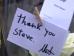 Abschied von Steve Jobs (Foto)