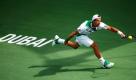 Am Ende des Halbfinalspiels gegen Mickhail Youzhny bei den ATP Tennis Championships in Dubai konnte Jürgen Melzer aus Österreich nichts mehr machen: Mit  5:7 und 6:7 verlor er gegen den Russen. Foto: ap