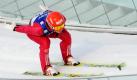 Der Deutsche Eric Frenzel trainiert im Ski-Stadion in  Holmenkollen für die Nordischen Ski-Weltmeisterschaften in Oslo. Heute beginnt der Wettbewerb, der bis zum 6. März dauert.  Foto: dpa