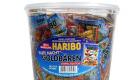 Ein Eimer voller Minipackungen ist trotzdem ein Eimer Süßes. Foto: haribo