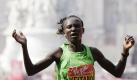 Mary Keitany konnte erneut den London-Marathon gewinnen. Foto: Jonathan Brady Foto: dpa