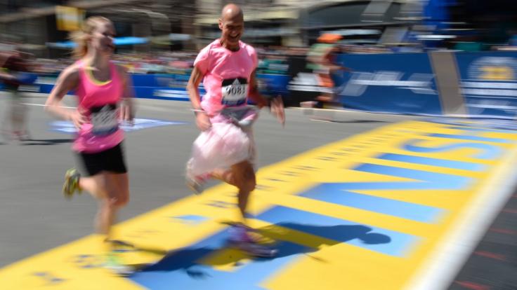 30.000 Läufer werden beim Boston-Marathon starten.