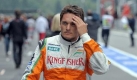 Giancarlo Fisichella kann es selbst nicht glauben: Er darf in Spa als Erster starten. Foto: dpa