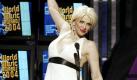 Singer Courtney Love introduces catagories at the 2004 World Music Awards Wednesday, 15 September 2004, at the Thomas and Mack Arena in Las Vegas. The two-hour show honoring the world's best-selling recording artists was broadcast live on ABC throughout the United States, Mexico and Canada and taped for a worldwide broadcast to more than 150 countries. Foto: Brendan Mcdermid dpa
pixel Foto: dpa