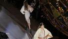 Bei einer Modenschau, die vom Danish Fashion Institute organisiert wurden, zeigen die Models umweltfreundlich hergestellte Kleidung. Foto: ap