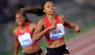 Sprinterin Allyson Felix hat als Erste in der Geschichte der US-Meisterschaften die Titel über 100, 200 und 400 Meter gewonnen. Foto: dpa