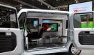 Disneyland der Auto-Designer: Die Studien der Automesse von Tokio. Die Studie Deca Deca von Daihatsu verbirgt hinter eckigem Design einen luftigen Innenraum im Lounge-Stil. Foto: dpa