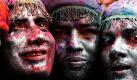 Kein Karneval, sondern Fest der Farben: Das hinduistische Frühlingsfest wird in ganz Indien gefeiert. Foto: ap