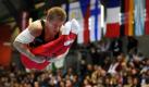 Fabian Hambüchen während der Gymnastik-Weltmeisterschaft, dem Turnier der Meister in Cottbus. Foto: ap