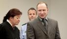 Aussagen in einem psychiatrischen Gutachten, das ihn für unzurechnungsfähig erklärt, seien erfunden, behauptet der geständige norwegische Attentäter Breivik. Foto: Mosvold Larsen Foto: dpa