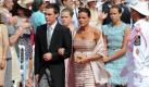 Bei der Hochzeit ihres Bruders Albert schritt Stéphanie von Monaco in Begleitung ihrer Kinder Louis, Camille und Pauline (von links) über den roten Teppich.  Foto: dpa
