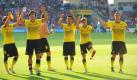 Meister Borussia Dortmund beendete seine Serie von drei sieglosen Spielen ausgerechnet an der früheren Wirkungsstätte von Trainer Jürgen Klopp in Mainz. Das Spiel gegen den 1. FSV Mainz 05 endete 1:2. Foto: dapd