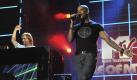 David Guetta with Chris Willis on vocals perform at the Isle of MTV 2010 concert in Floriana, Malta, Wednesday, June 30, 2010. (AP Photo/Mark Allan)

David Guetta mit Chris Willis, bei sein Auftritt bei der Isle of MTV 2010 Konzert in Floriana, Malta. Foto: ap
