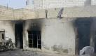 Rußgeschwärzt sind die Wände einer Krankenstation im Bezirk Idlib in Syrien. Die Einrichtung wurde bei einem Angriff im Bürgerkrieg zerstört. Foto: Ärzte ohne Grenzen/Archiv Foto: dpa