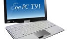 TV-Tuner, GPS, LED-Hintergrundbeleuchtung und Gewicht um ein Kilogramm: Der EeePC T91 (8,9 Zoll) will schaffen, was den herkmmlichen Tablet PC bislang verwehrt blieb. Mit den Vorteilen der bekannten Atom-Plattform und Preisen um 500 Dollar kein aussichtsloses Unterfangen. Auch ein 10-Zoll-Modell ist in Planung. Foto: news.de