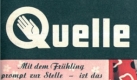 Im Frühjahr 1928 begann die Quelle-Geschichte. Damals lieferten die Mitarbeiter des Familienunternehmens Haushaltswaren wie Besteck, Nähzeug und Textilien bis an die Haustüren der Kunden. Foto: ddp