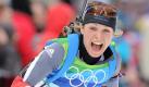 Die erste deutsche Medaillengewinnerin der Olympischen Spiele von Vancouver: Biathlon-Star Magdalena Neuner holte nach insgesamt nur einem Schießfehler beim Stehendanschlag und einer fantastischen Laufleistung im Sprint Silber. Im Ziel freute Sie sich: Ich war komischerweise überhaupt nicht nervös. Wir werden noch viel Spaß haben. Foto: dpa