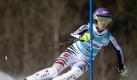 Platz zwei nach dem ersten Slalom-Durchgang: Maria Höfl-Riesch ist auf Kurs. Foto: John G. Mabanglo Foto: dpa